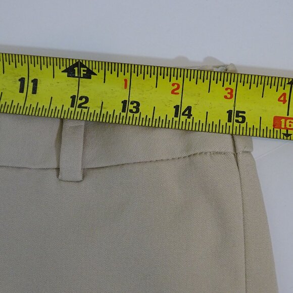 Talbots Women Slimming Heritage Khaki Beige Pants Size 4 Stretch Slim Leg NEW - Picture 10 of 14